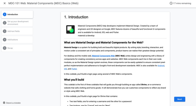Material Design tutorial Material Design tutorial