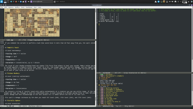 Emacs rpg Emacs rpg