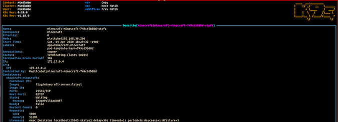 K9s screenshot K9s screenshot