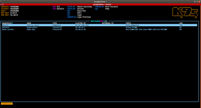 K9s screenshot K9s screenshot