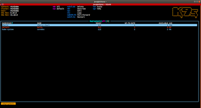 K9s screenshot K9s screenshot