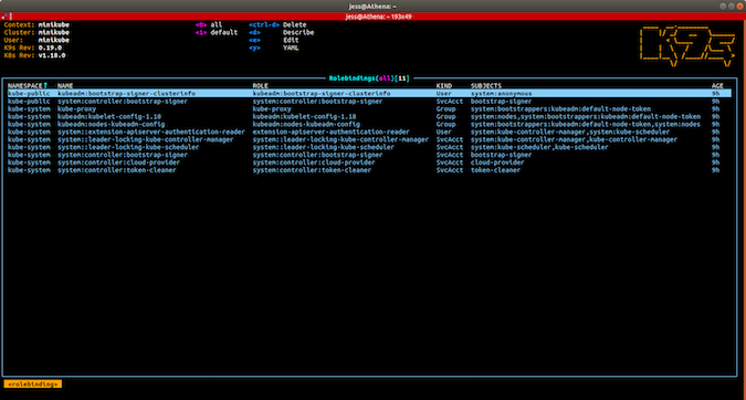 K9s screenshot K9s screenshot