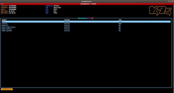 K9s screenshot K9s screenshot