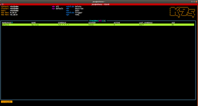 K9s screenshot K9s screenshot