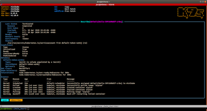 K9s screenshot K9s screenshot