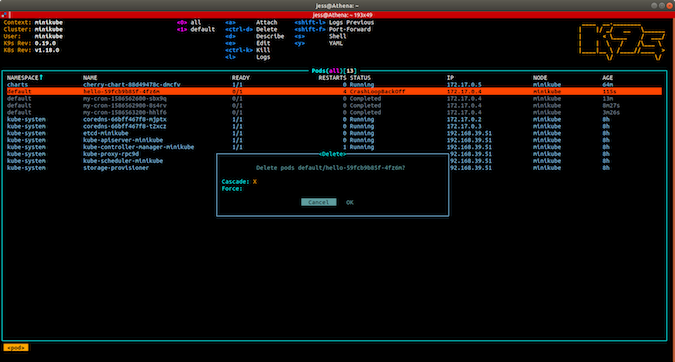 K9s screenshot K9s screenshot