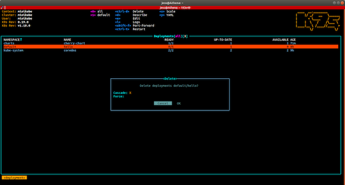 K9s screenshot K9s screenshot
