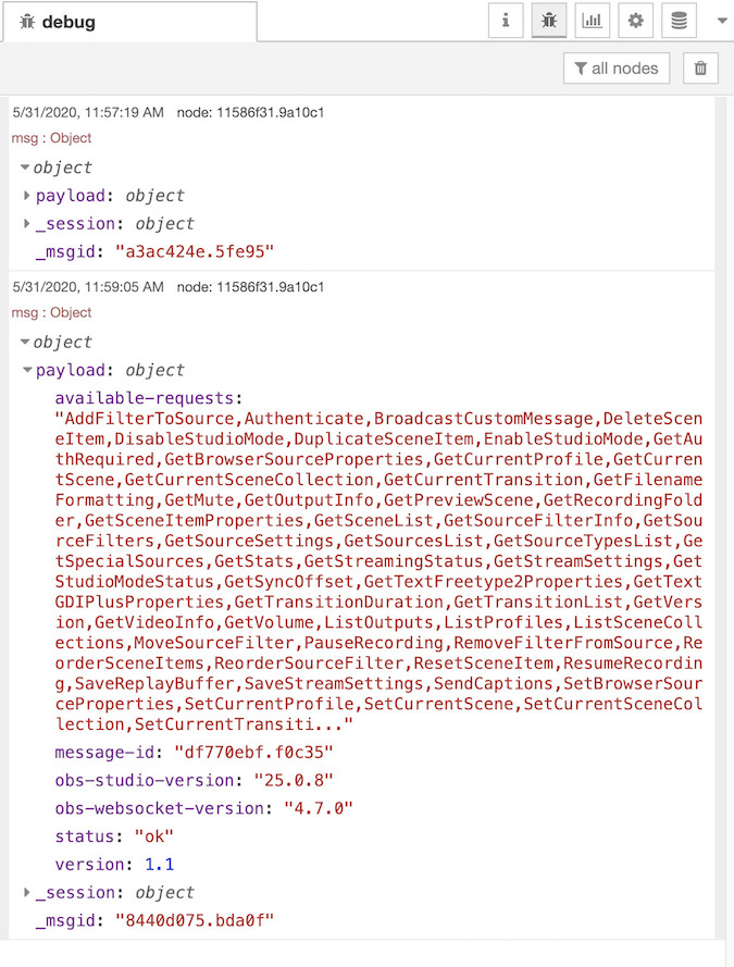 The response to &ldquo;GetVersion&rdquo;