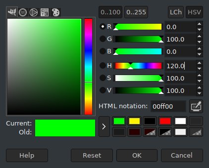Setting color values 设置颜色值